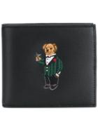 Polo Ralph Lauren Embroidered Teddy Wallet - Black