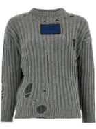 A-cold-wall* Distressed Detail Sweater - Grey