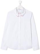 Vivetta Kids Teen Hands-collar Shirt - White
