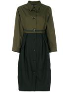 Ter Et Bantine Belted Shirt Dress - Green