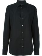Dolce & Gabbana Classic Formal Shirt, Men's, Size: 41, Black, Cotton