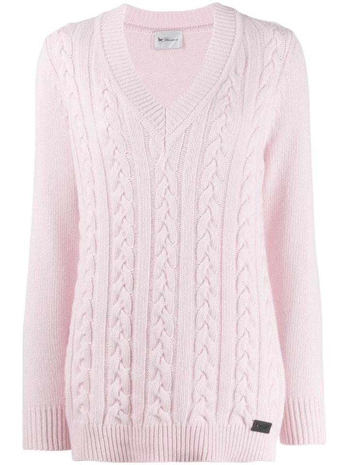 Be Blumarine V-neck Pullover - Pink