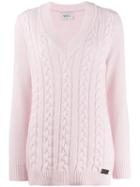 Be Blumarine V-neck Pullover - Pink