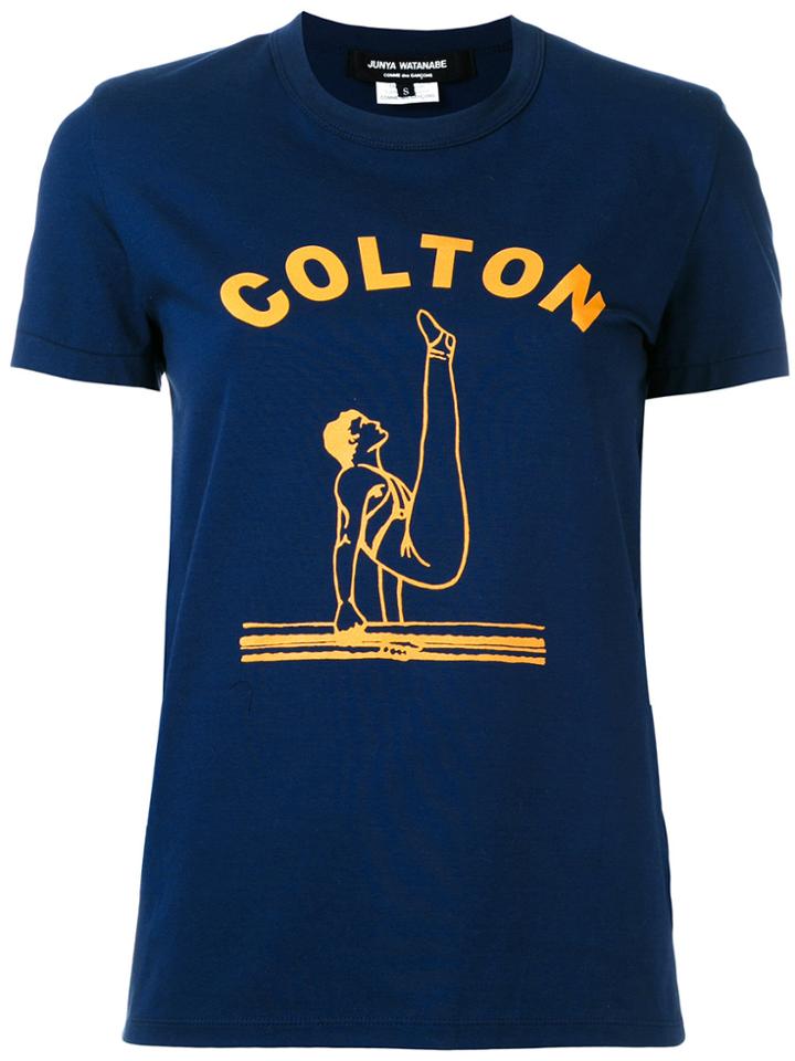 Junya Watanabe Printed T-shirt - Blue
