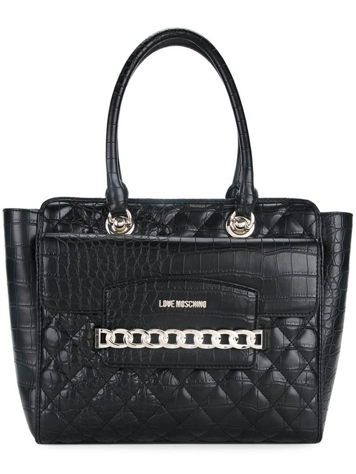 Love Moschino Chain Trim Tote
