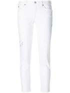 7 For All Mankind Skinny Trousers - White
