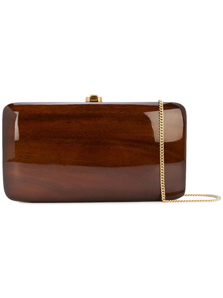 Rocio Venus Clutch Bag - Brown