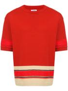 Coohem Sporty Knit Sweater - Red