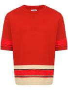 Coohem Sporty Knit Sweater - Red