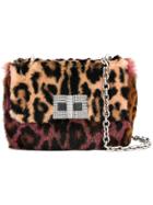 Tom Ford Leopard Shoulder Bag - Pink & Purple