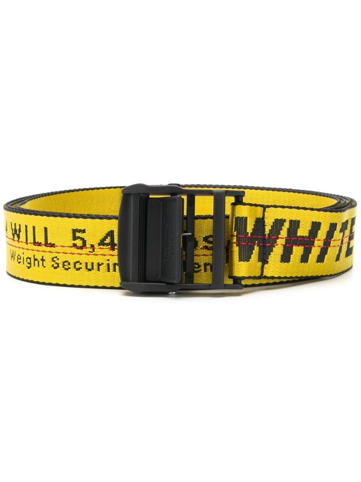 Off-white Oversized Logo Belt - Yellow