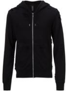 Miharayasuhiro Distressed Hoodie, Men's, Size: 48, Black, Cotton