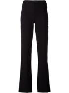 Les Copains Kick Flare Soft Trousers, Women's, Size: 44, Black, Viscose/spandex/elastane
