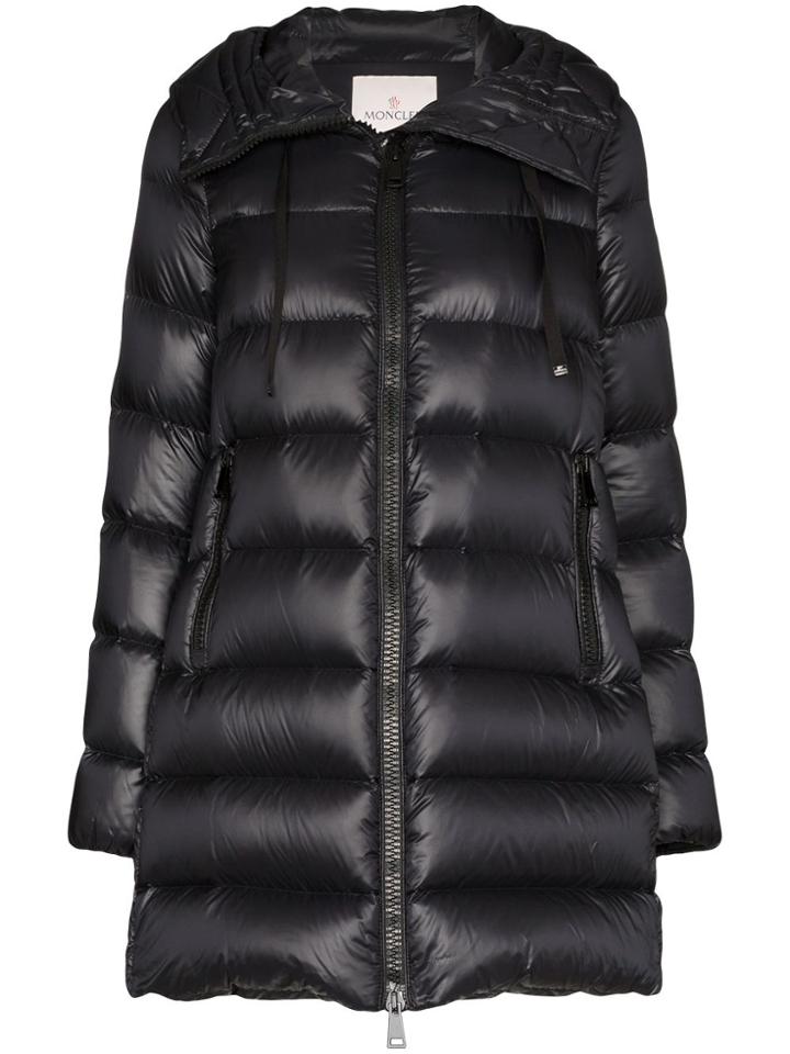 Moncler Suyen Feather And Down Puffer Jacket - Black