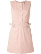 Paule Ka Sleeveless Shift Dress - Pink