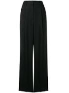 Theory High Rise Tailored Trousers - Black