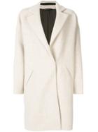 32 Paradis Sprung Frères Single Breasted Coat - Nude & Neutrals