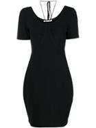 T By Alexander Wang Short Sleeve Dress - Black