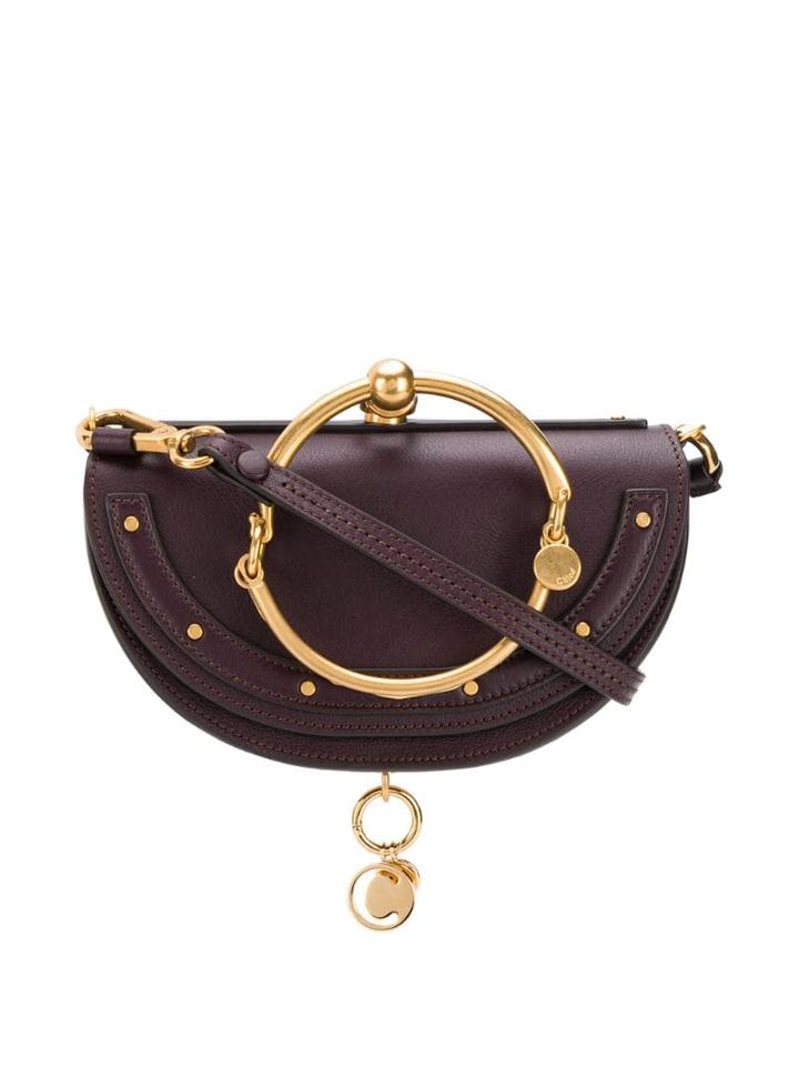 Chloé Nile Minaudière Bracelet Bag - Brown