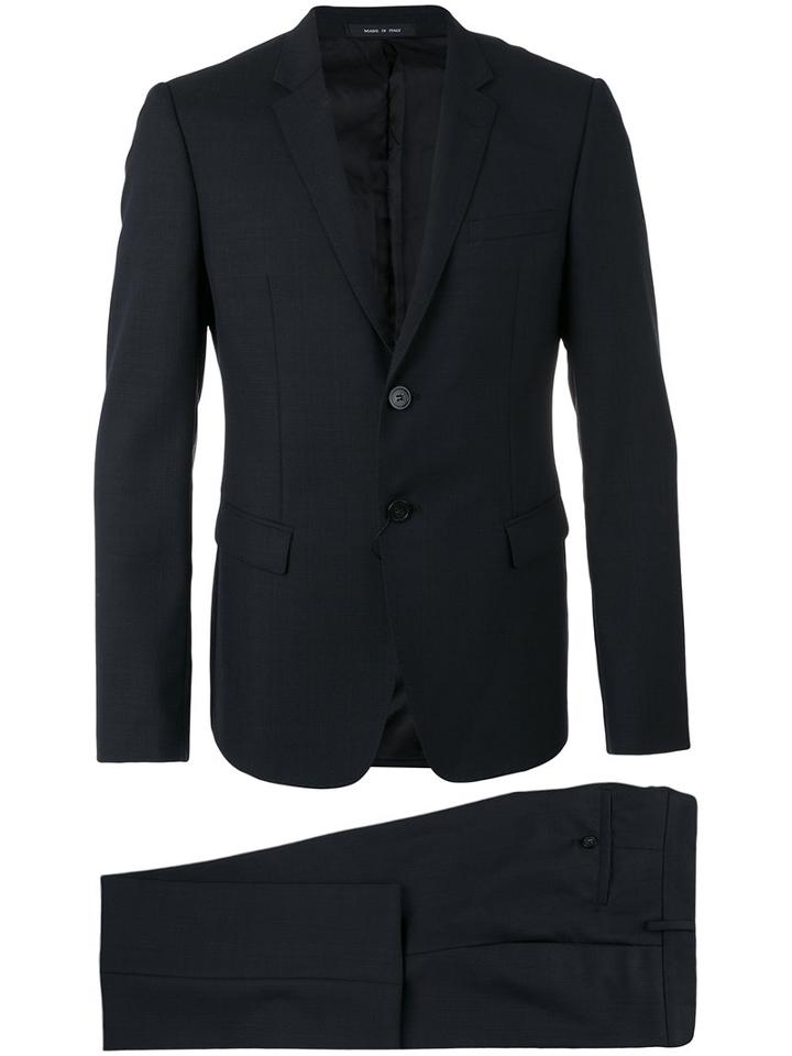 Emporio Armani - Flap Pockets Two-piece Suit - Men - Cupro/wool - 48, Black, Cupro/wool