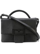 Maison Margiela Buckle Detail Shoulder Bag, Women's, Black
