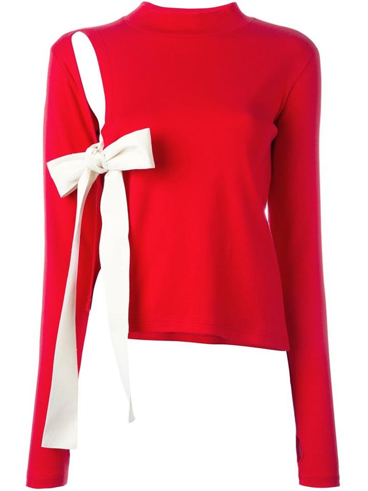 Jacquemus Bow Detail Longsleeved Blouse