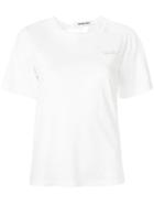 Ground Zero Embroidered Open Back T-shirt - White