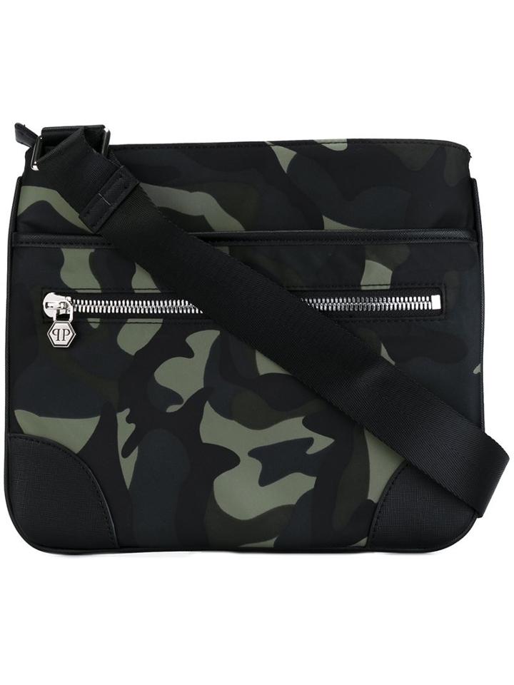 Philipp Plein Camouflage Print Shoulder Bag