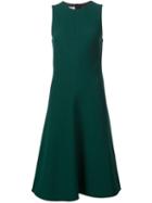 Marni Flared Dress, Women's, Size: 46, Green, Silk/polyester/triacetate