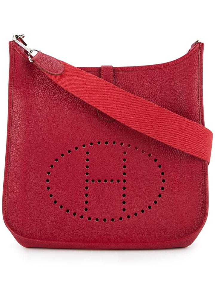 Hermès Pre-owned Evelyne Shoulder Bag - Red