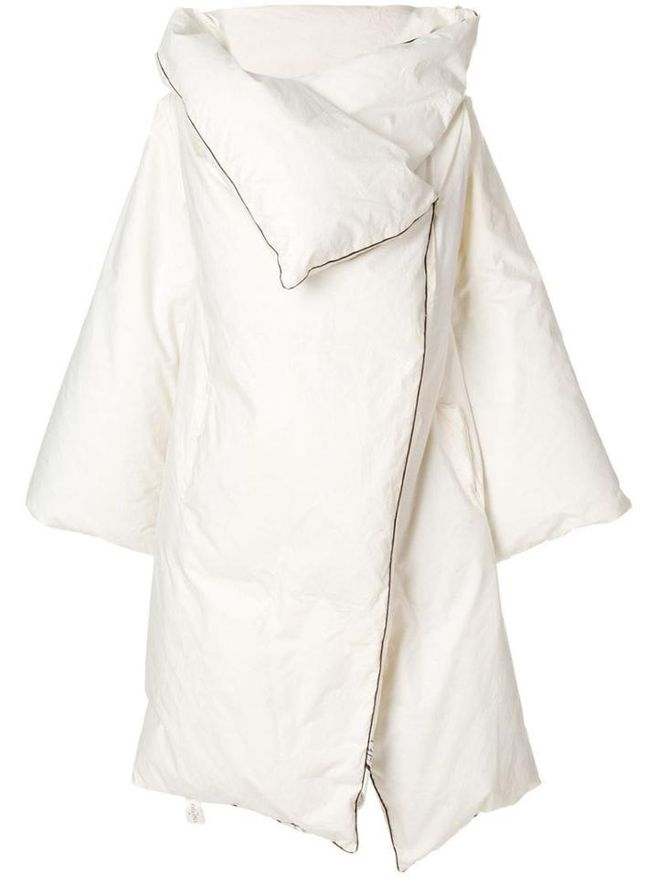 Maison Martin Margiela Pre-owned 1999 Artisanal Duvet Coat - White