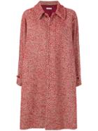 Tomas Maier Cavalry Twill Cape Coat - Red