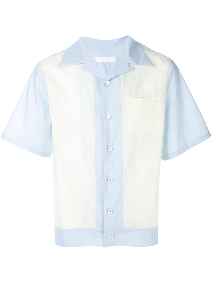 Prada Panelled Shirt - Blue