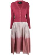 Jean Paul Gaultier Pre-owned 1991 Layered Gradient Dress - Pink