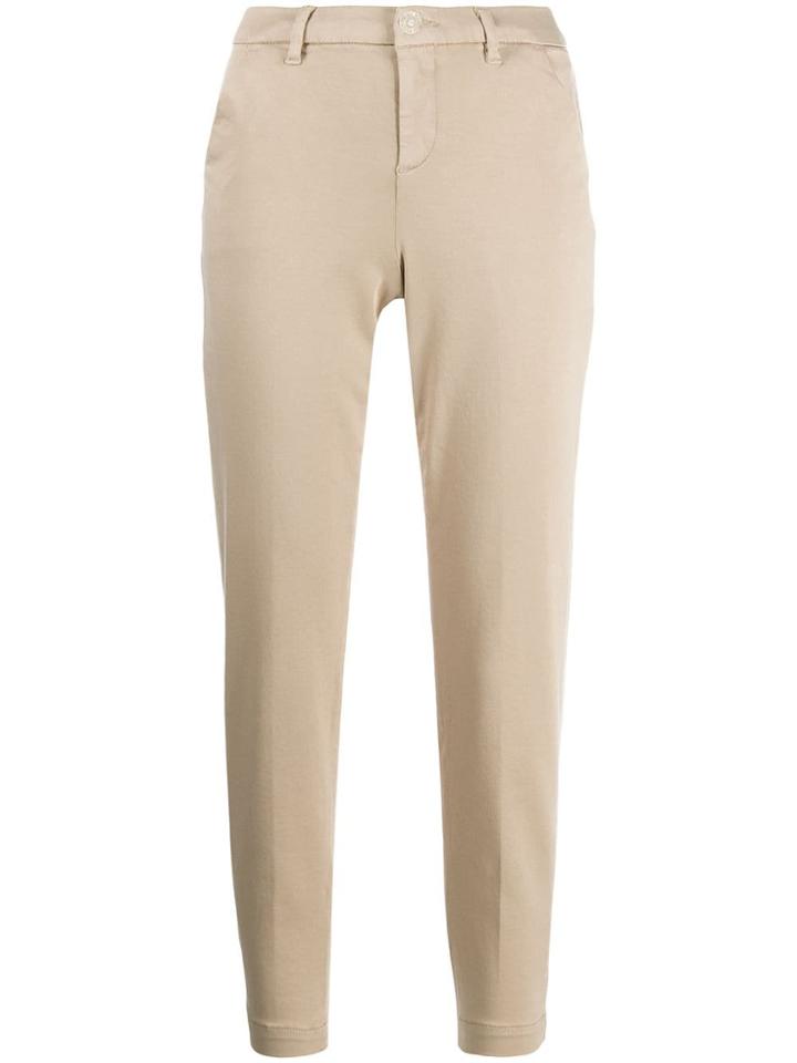 7 For All Mankind Slim-fit Trousers - Neutrals
