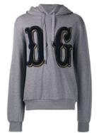 Dolce & Gabbana Dg Patch Hoodie - Grey