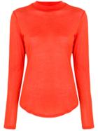 Closed Classic Fitted Sweater - Yellow & Orange