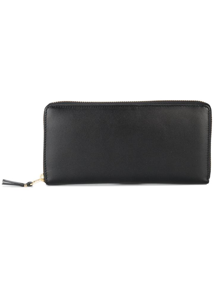 Comme Des Garçons Wallet Classic Zip Up Wallet - Black