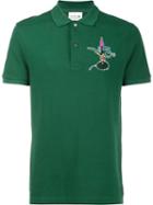 Lacoste Lacoste X Jean-paul Goude Printed Logo Polo Shirt, Men's, Size: 5, Green, Cotton