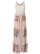 Cecilia Prado - Knit Maxi Dress - Women - Acrylic/lurex/viscose - P, Beige, Acrylic/lurex/viscose