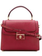 Dolce & Gabbana Medium Greta Tote, Women's, Red, Leather