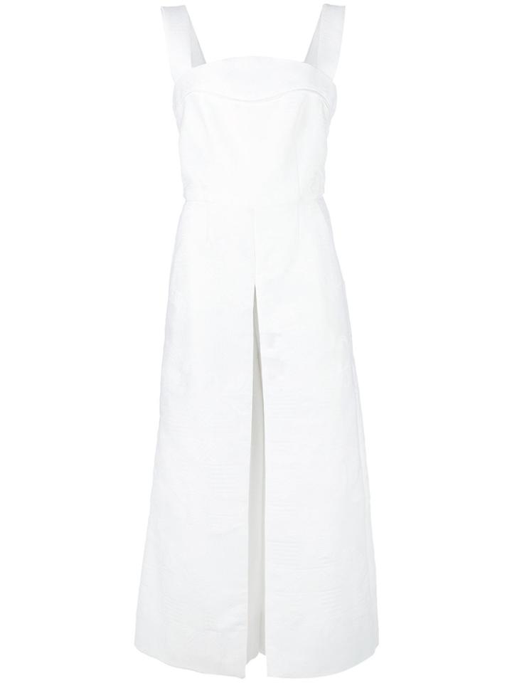 Talbot Runhof Flared Jumpsuit - White