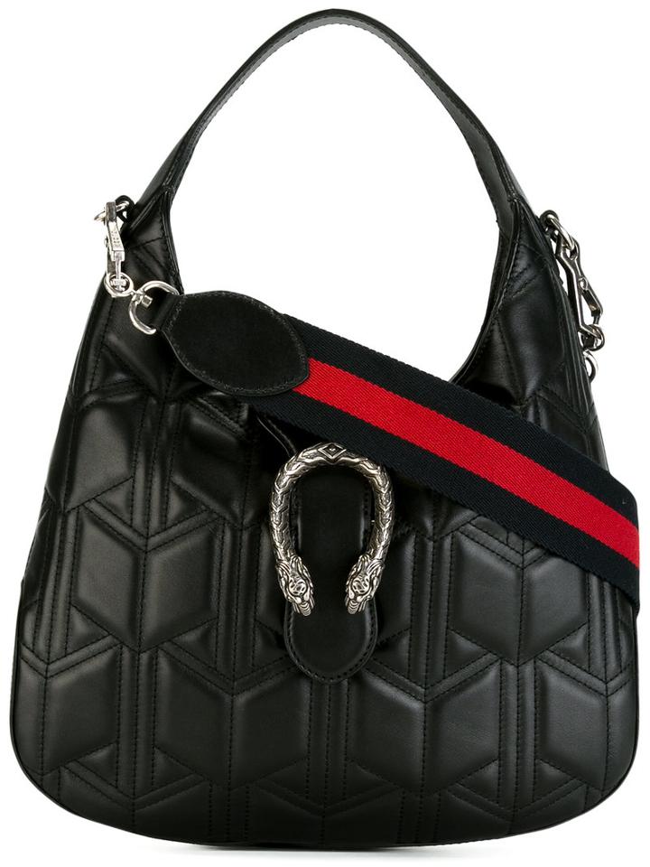 Gucci - Small Dionysus Web Detail Hobo Bag - Women - Leather - One Size, Women's, Black, Leather