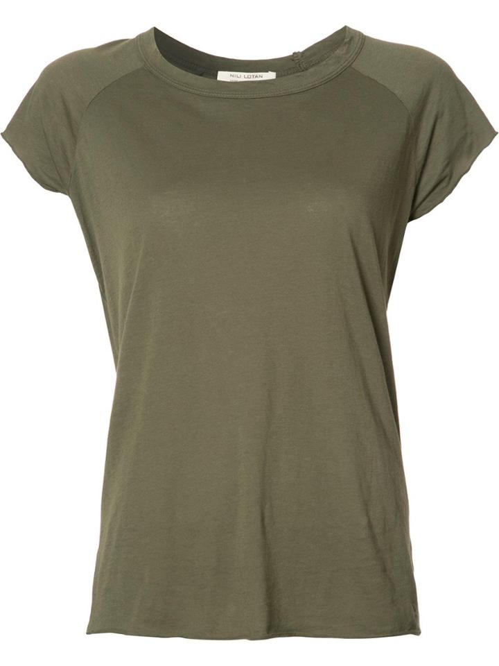 Nili Lotan Short Sleeved T-shirt - Green