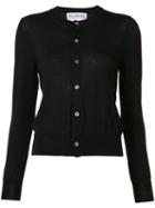 Comme Des Garçons Girl Crew Neck Cardigan, Size: Large, Black, Acrylic/wool