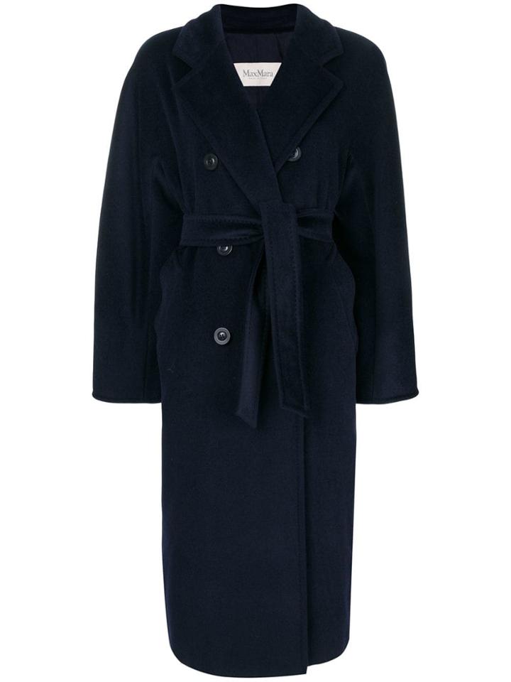 Max Mara Oversized Coat - Blue