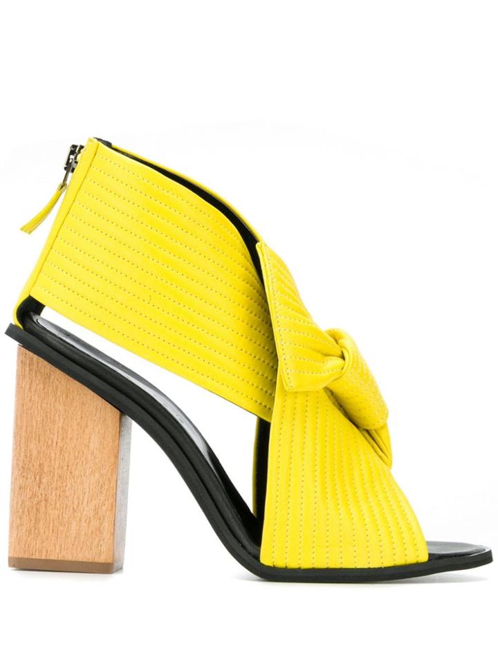 Christian Wijnants Heeled Ante Sandals - Yellow
