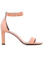 Saint Laurent Grace 105 Sandals, Women's, Size: 36, Pink/purple, Suede/leather