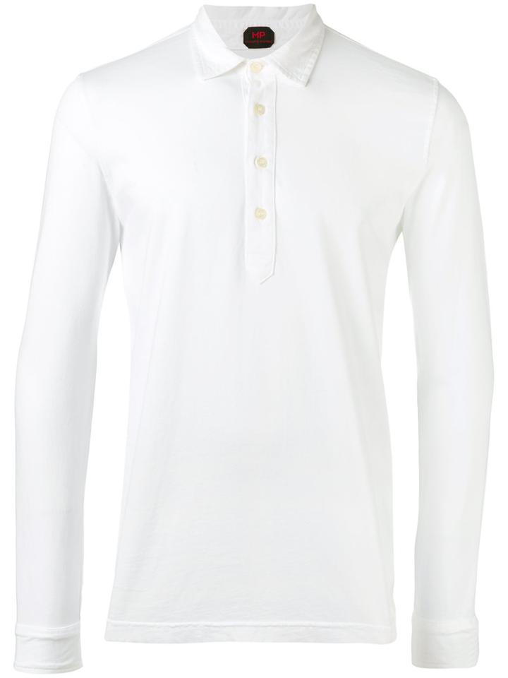 Mp Massimo Piombo Classic Polo Top, Men's, Size: Xxl, White, Cotton