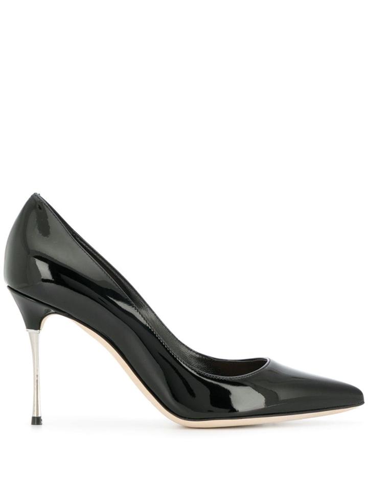 Sergio Rossi Godiva Steel Pumps - Black